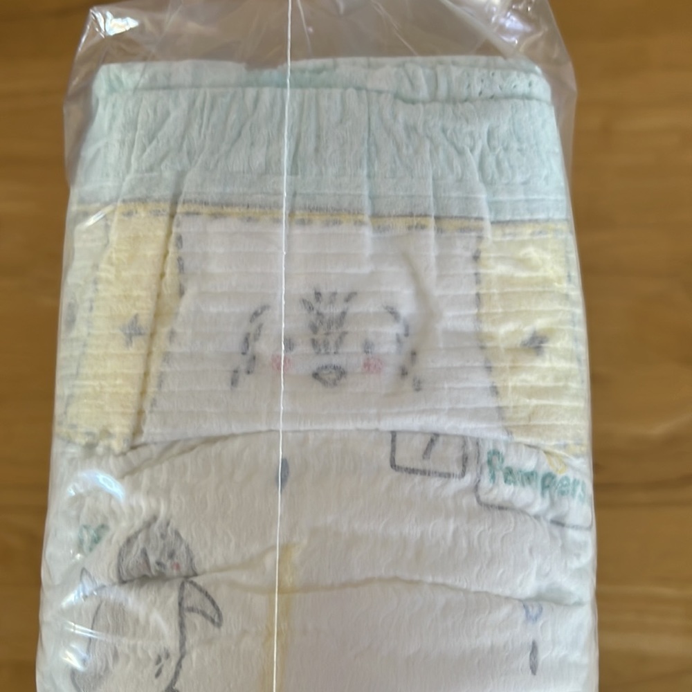 Pampers diapers active baby swaddlers, size 7